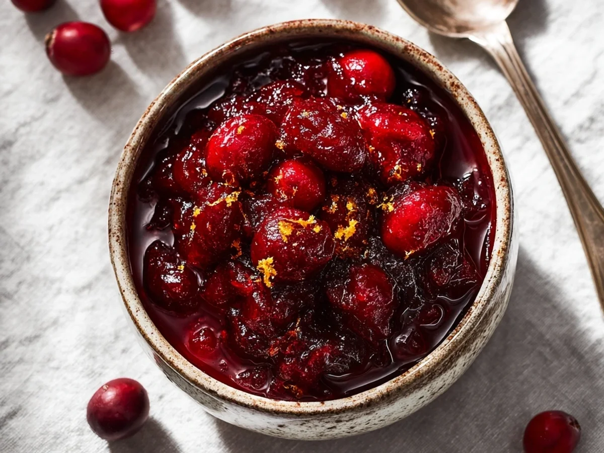 Easy Cranberry Compote: Simple Sweet-Tart Berry Bliss - Featured Image