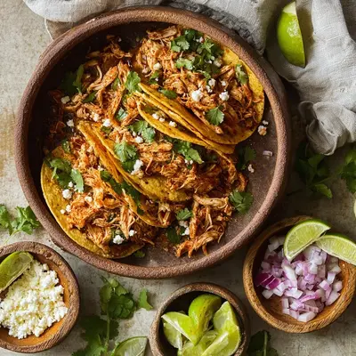 Easy Crockpot Chicken Tacos Recipe: Tender Weeknight Dinner