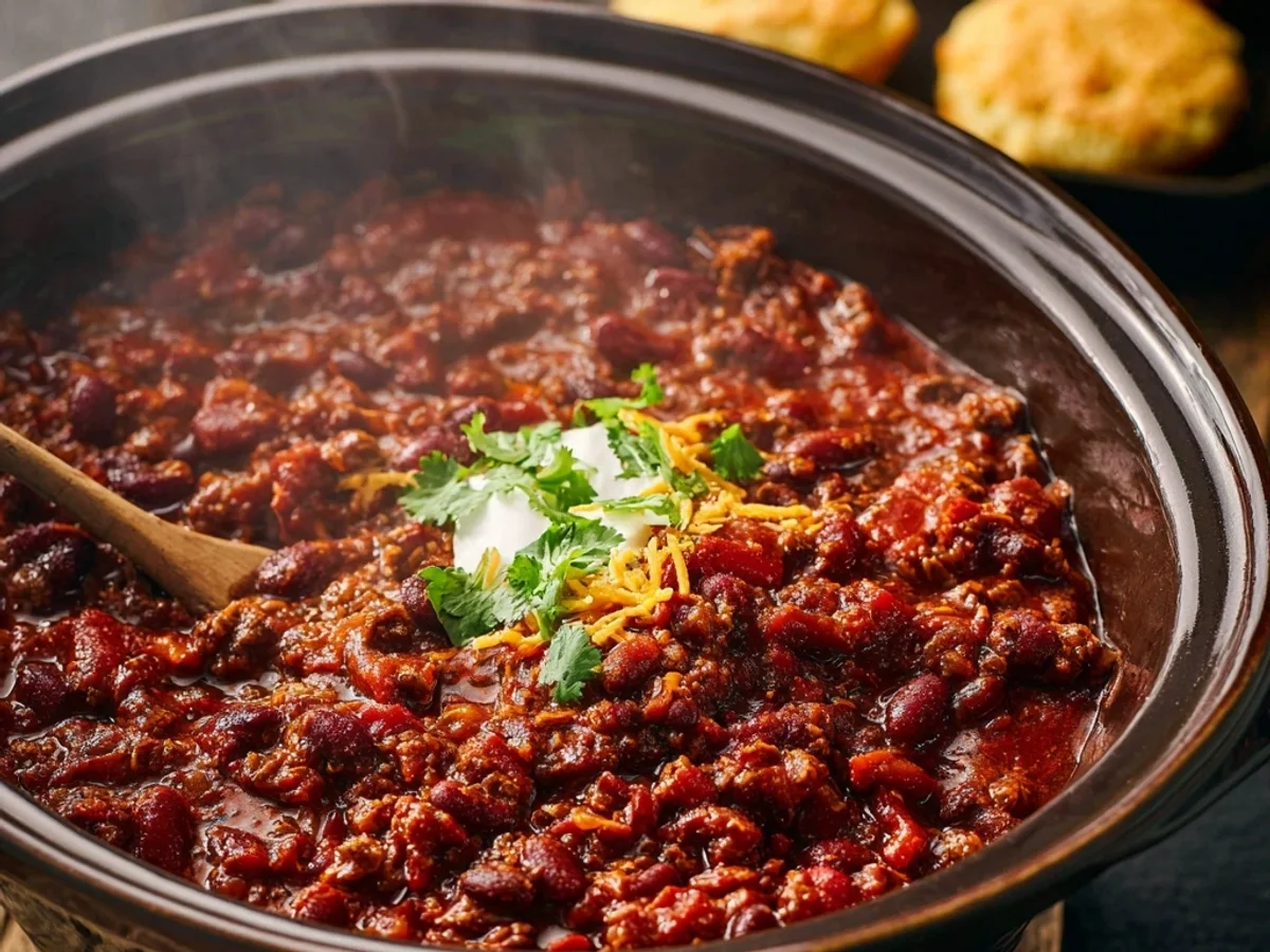 Easy Crockpot Chili Recipe: Hearty Weeknight Comfort - Featured Image