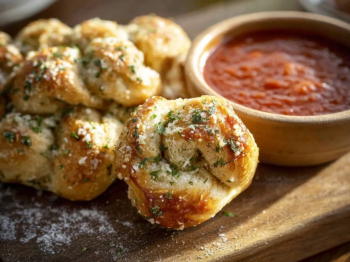 Easy Homemade Garlic Knots: Fluffy & Garlicky Bites - Featured Image