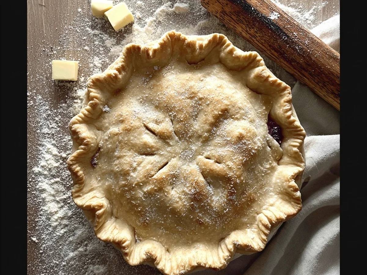 Easy Homemade Pie Crust: Flaky & Simple - Featured Image