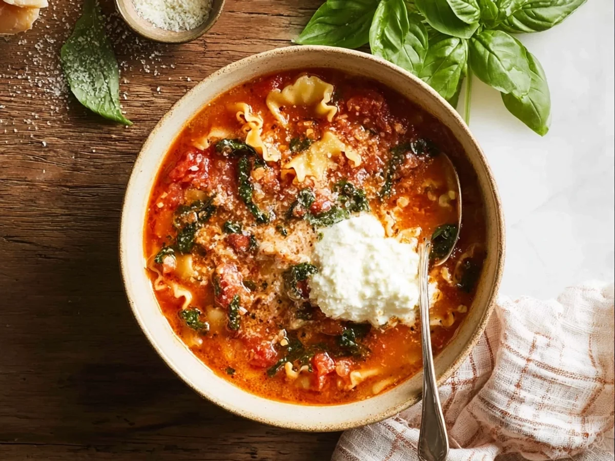 Easy Lasagna Soup Recipe: Weeknight Comfort in a Bowl - Featured Image