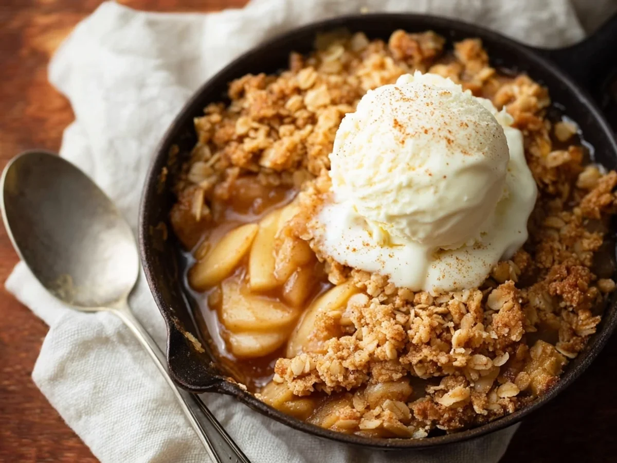 Easy Old Fashioned Apple Crisp Recipe: Warm Dessert Bliss - Featured Image