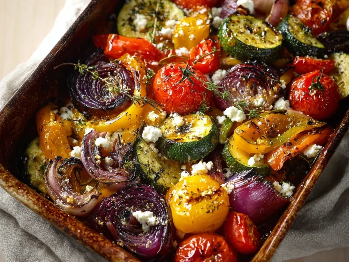 Easy One Pan Greek Vegetables: Roasted Medley Magic - Featured Image