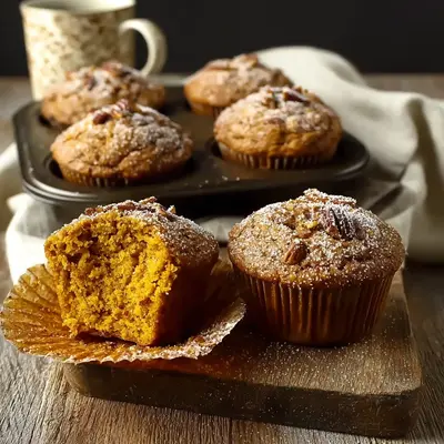 Easy Pumpkin Muffins: Fluffy, Spiced Breakfast Treat