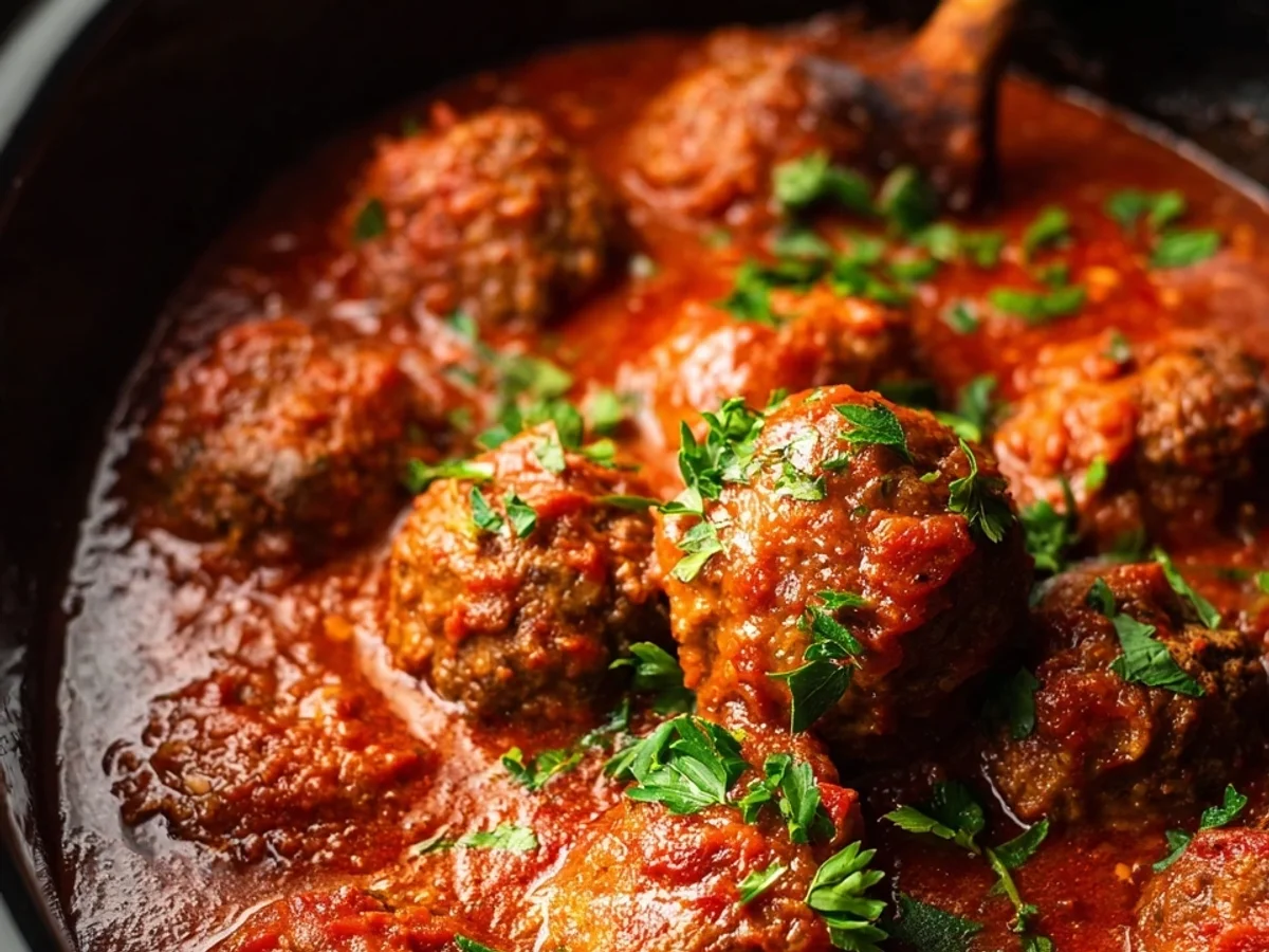 Easy Slow Cooker Meatballs: Simple Weeknight Dinner - Featured Image