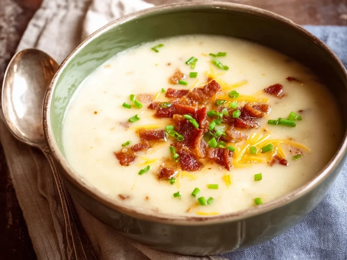 Easy Slow Cooker Potato Soup: Creamy & Simple - Featured Image