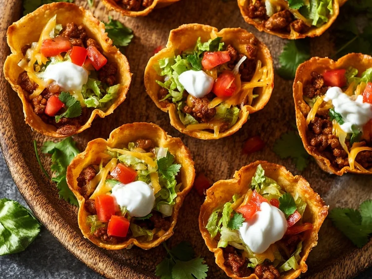 Easy Taco Cups: Quick Weeknight Dinner Win! - Featured Image