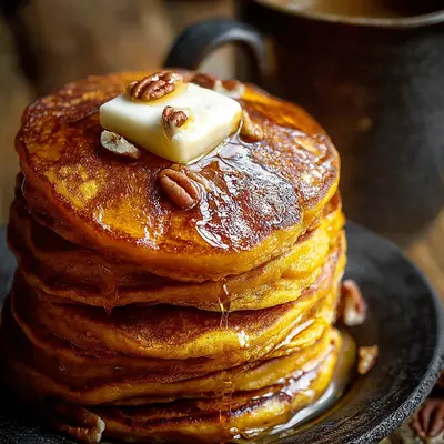 Fluffy Pumpkin Pancakes: A Fall Morning Delight