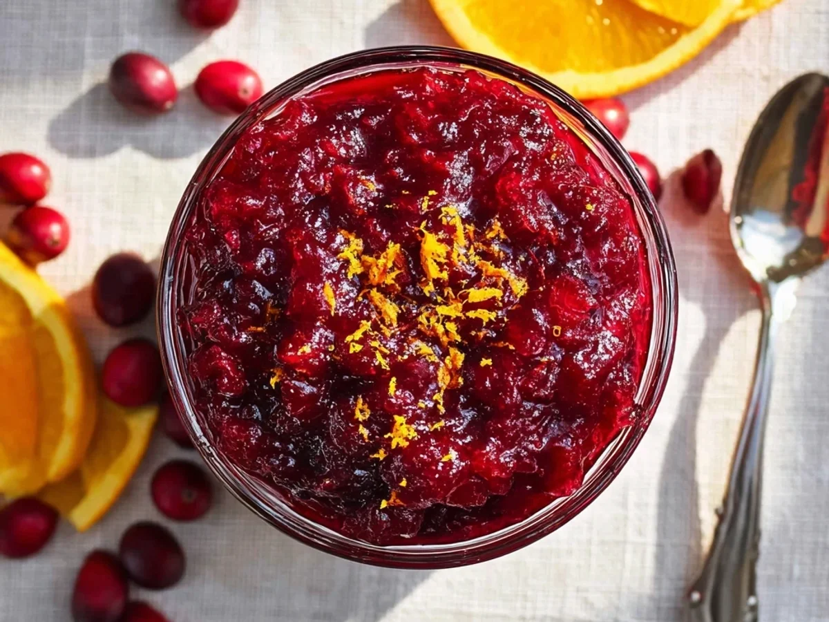 Fresh Cranberry Orange Sauce: Tangy & Bright - Featured Image