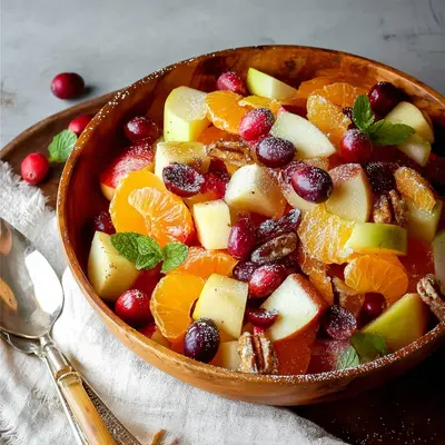 Fresh Thanksgiving Fruit Salad Recipe with Citrus Zing