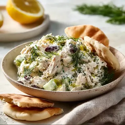 Fresh Tzatziki Chicken Salad: A Bright, Tangy Meal
