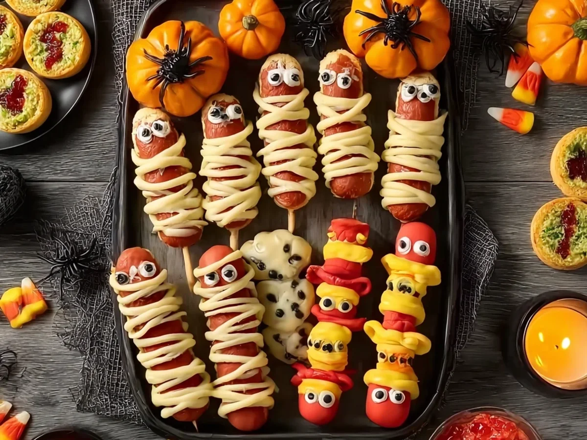 Fun & Easy Halloween Snacks: Spooky Dip & Pretzel Rods - Featured Image