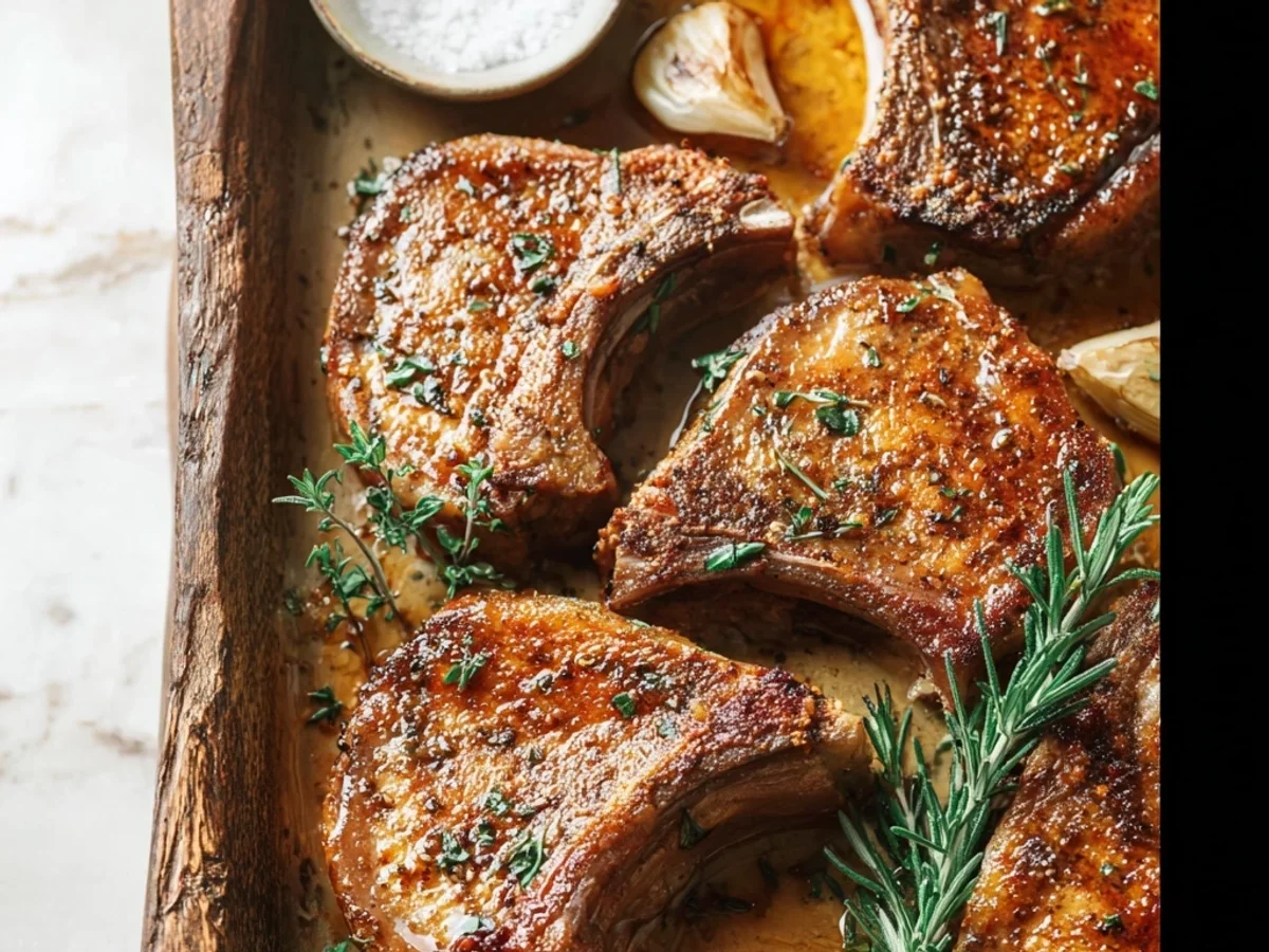 Garlic-Herb Baked Lamb Chops: Simple & Flavorful - Featured Image