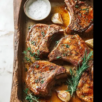 Garlic-Herb Baked Lamb Chops: Simple & Flavorful