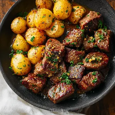 Garlic Steak Bites and Potatoes: A Weeknight Favorite