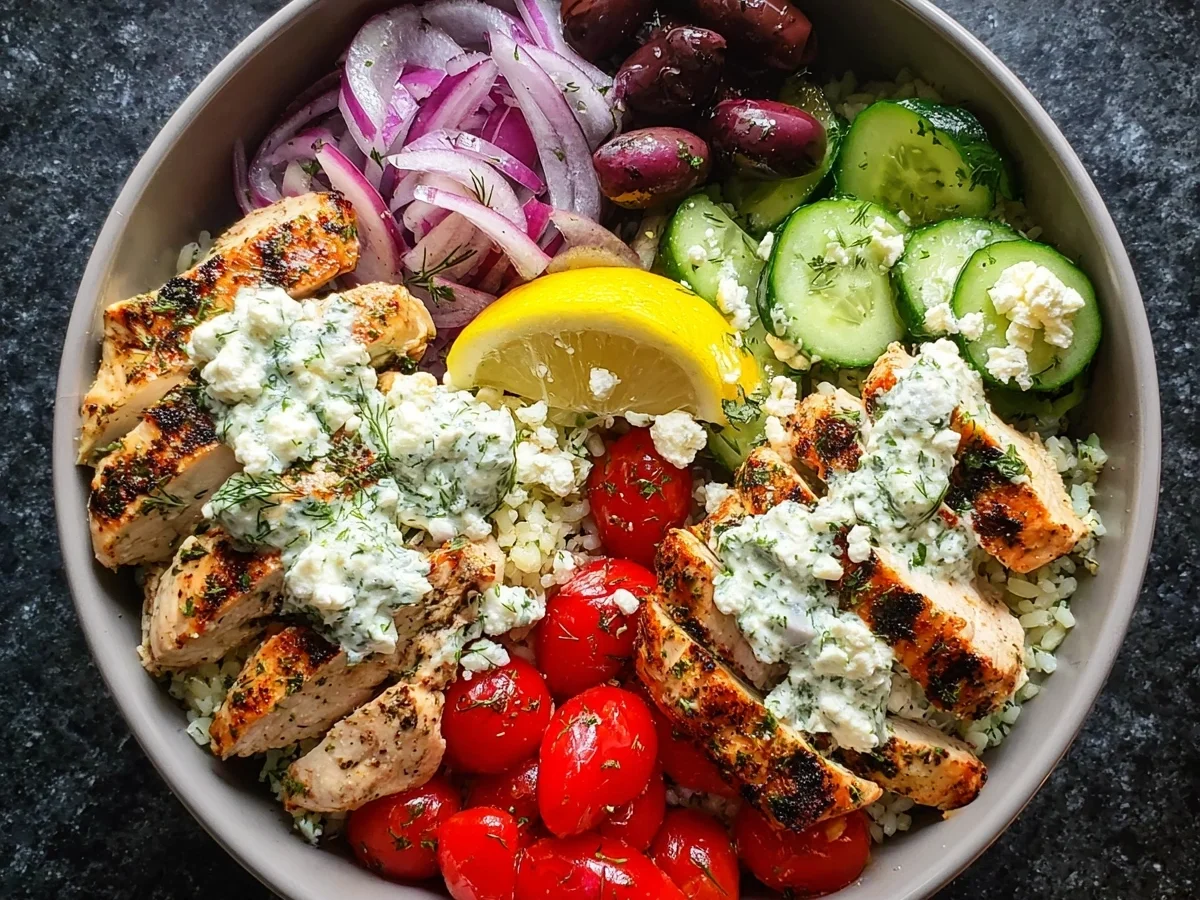 Greek Chicken Meal Prep Bowls: Healthy & Easy - Featured Image