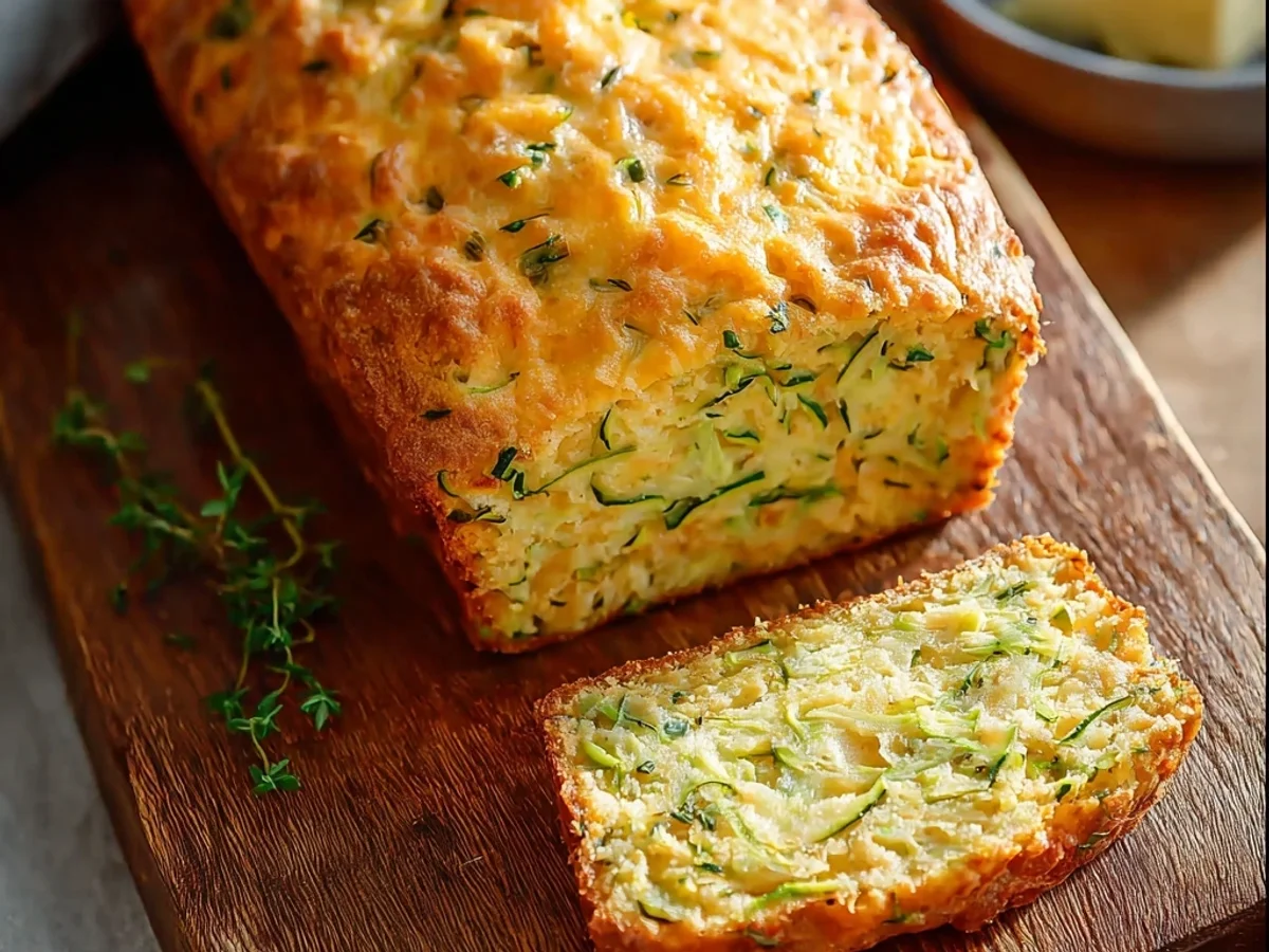Green Onion Zucchini Cheddar Quick Bread: Savory Slice - Featured Image