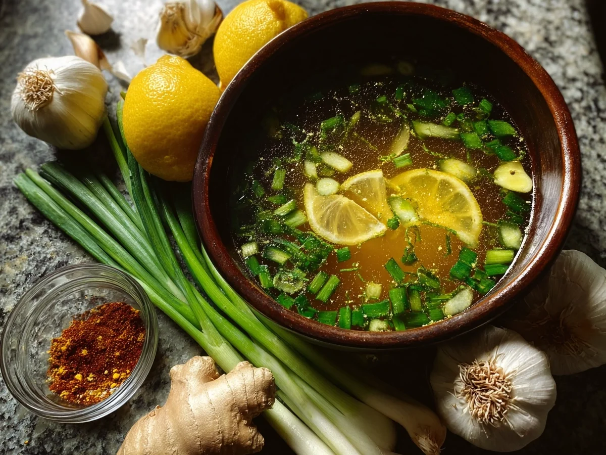 Healing Miso-Ginger Lemon Detox Broth - Featured Image