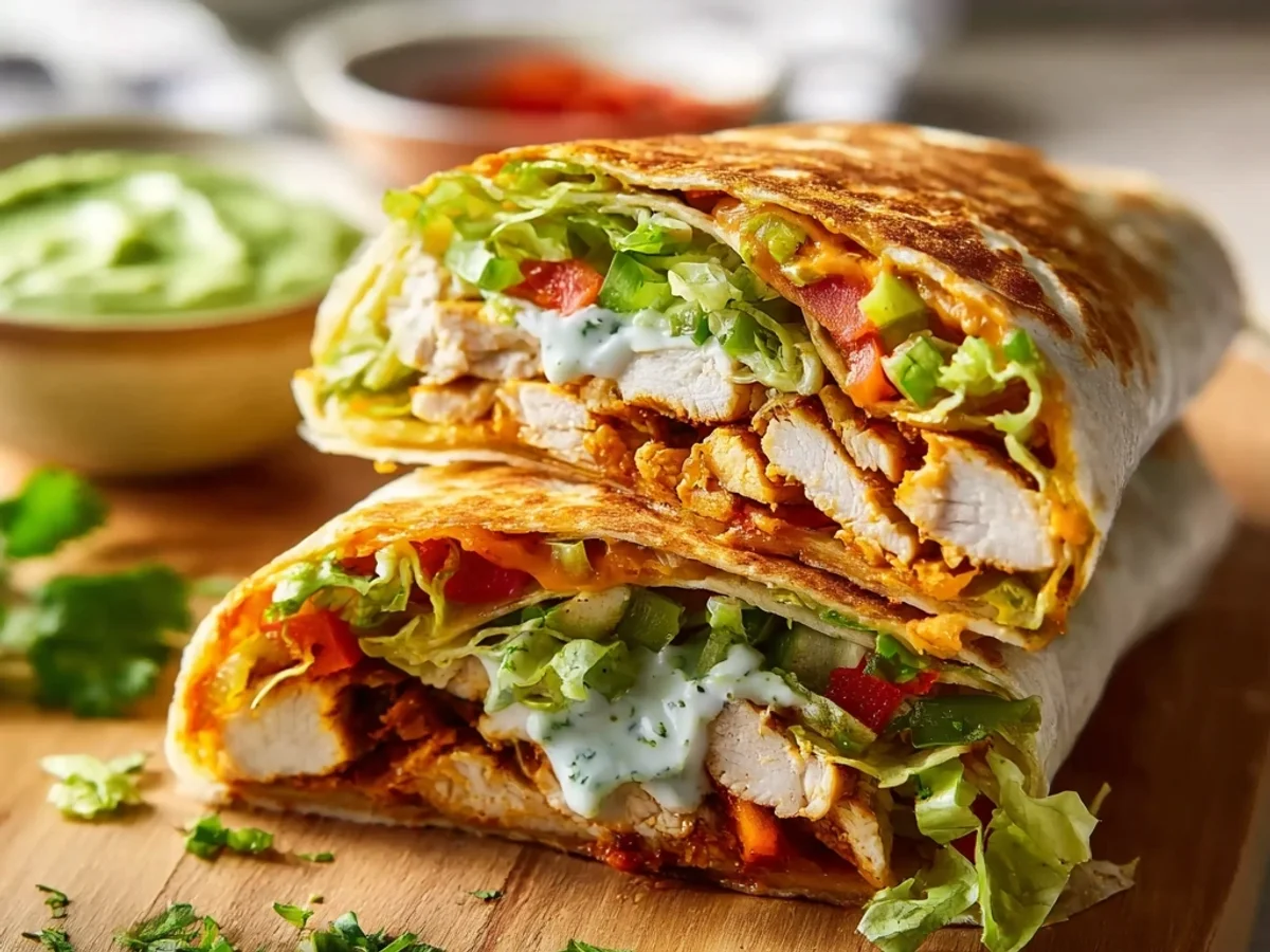 Healthy Chicken Crunch Wrap: Crispy, Satisfying & Quick - Featured Image