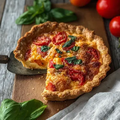 Healthy Southern Tomato Pie: Fresh & Lighter Summer Slice
