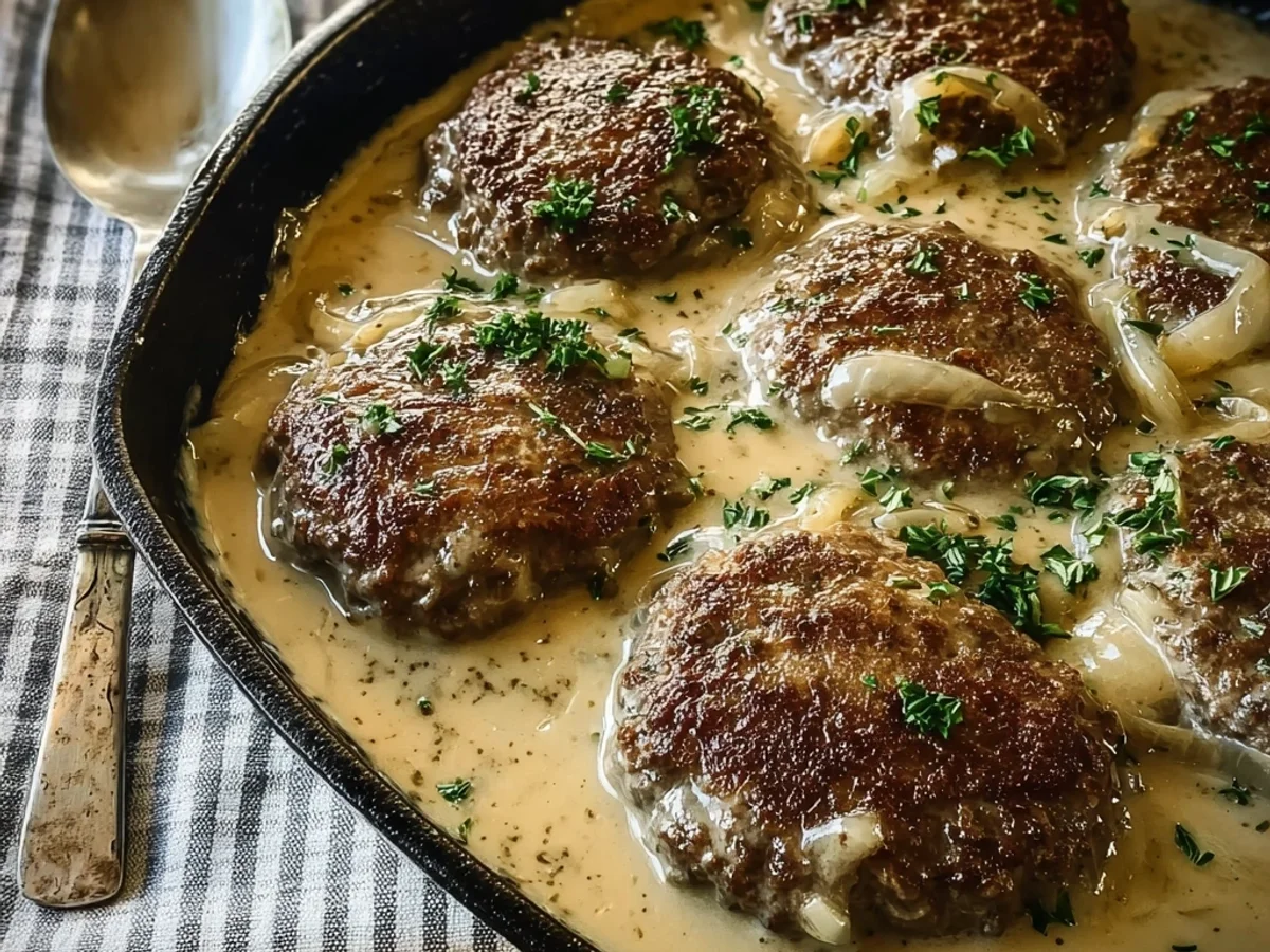Hearty Amish Hamburger Steak Bake for Family Dinners - Featured Image