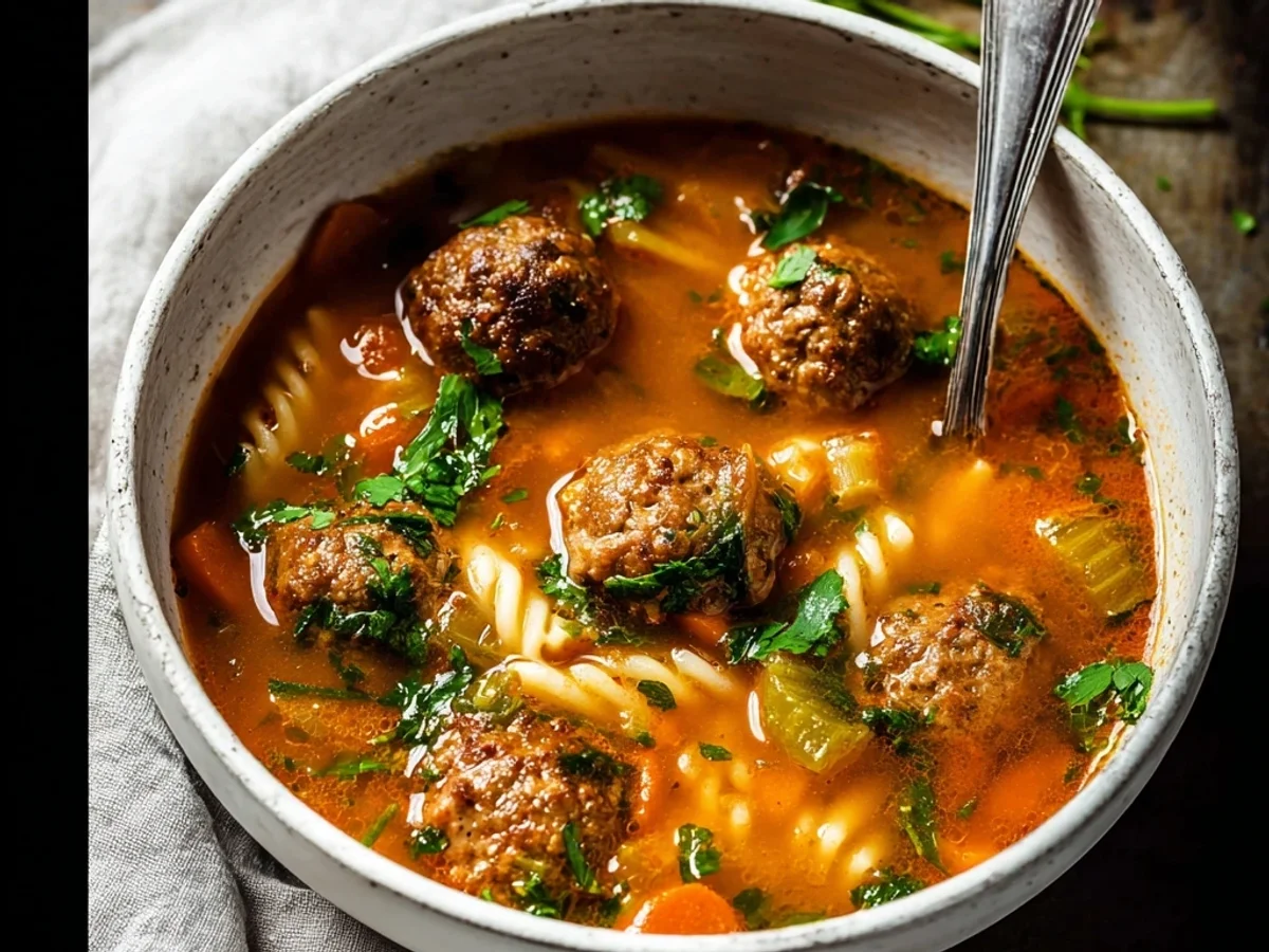 Hearty Beef Meatball Soup: My Family's Comfort Bowl - Featured Image