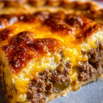 Hearty Cheeseburger Pie for Dinner