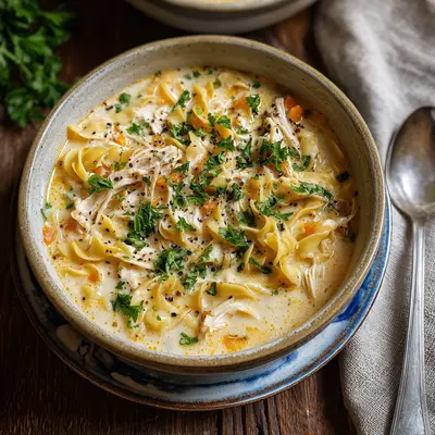 Hearty Crack Chicken Noodle Soup Recipe