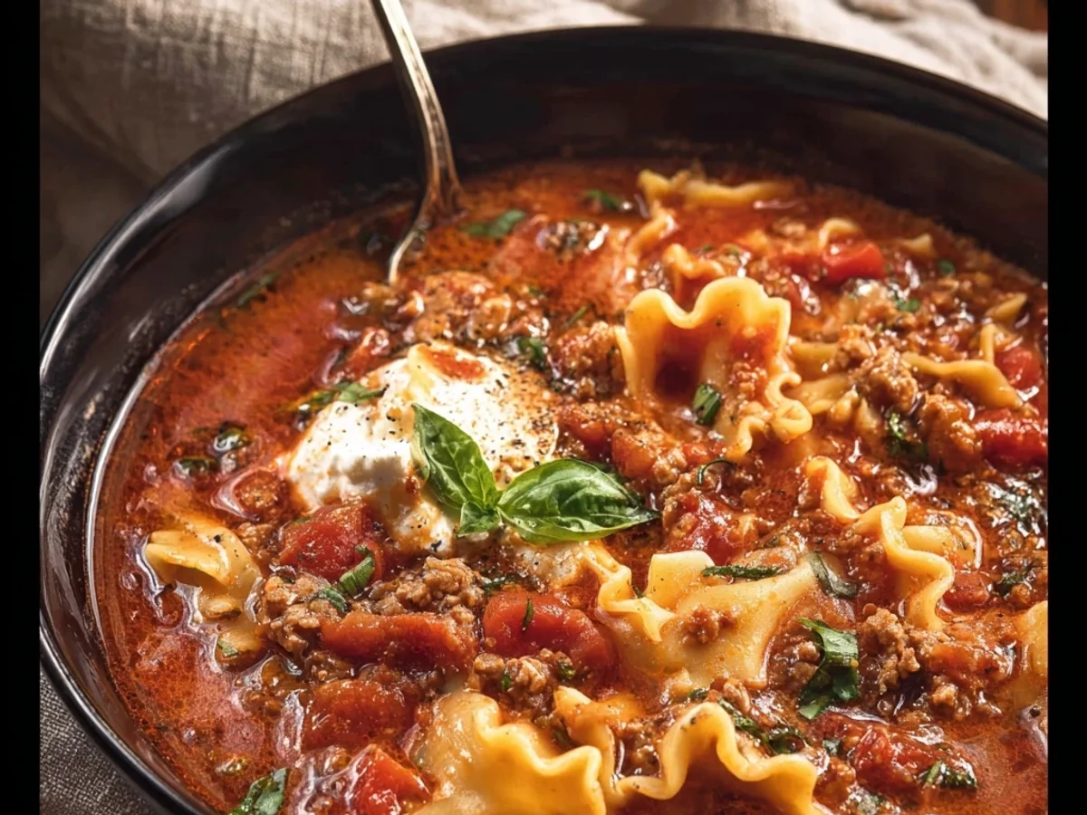 Hearty Crockpot Lasagna Soup: Easy Weeknight Meal - Featured Image