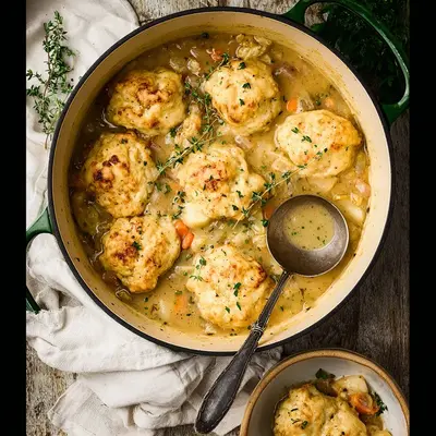 Hearty Dutch Oven Chicken and Dumplings for Comfort