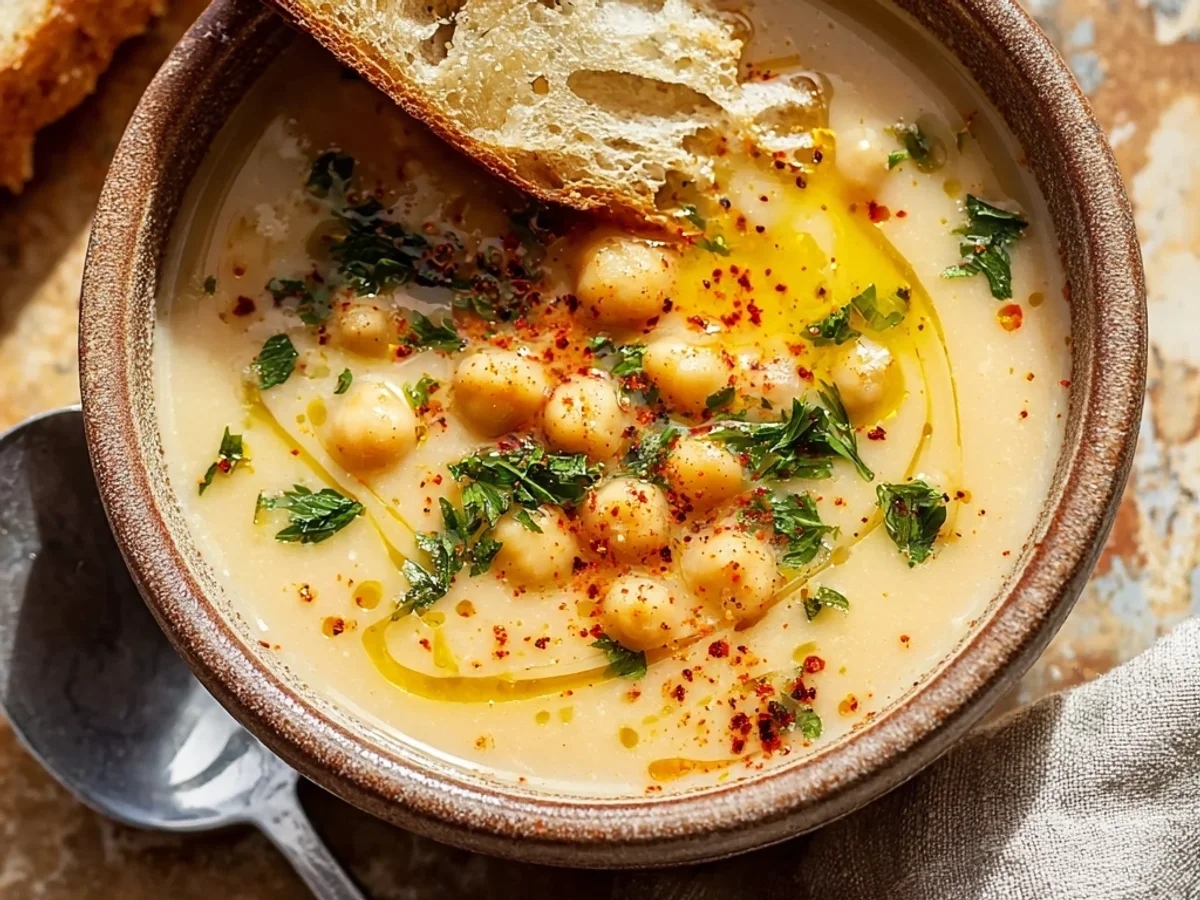 Hearty Easy Garlic Chickpea Soup Recipe for Busy Nights - Featured Image