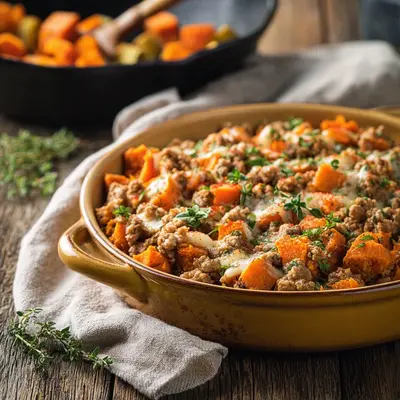 Hearty Ground Turkey Sweet Potato Bake: A Weeknight Favorite