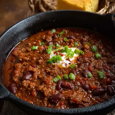 Hearty Homestyle Slow Cooker Chili