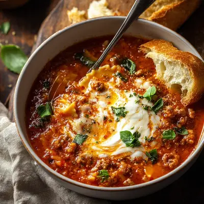 Hearty Lasagna Soup: One-Pot Comfort Meal