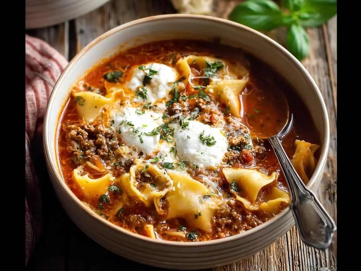 Hearty Lasagna Soup: One-Pot Comfort Meal - Featured Image