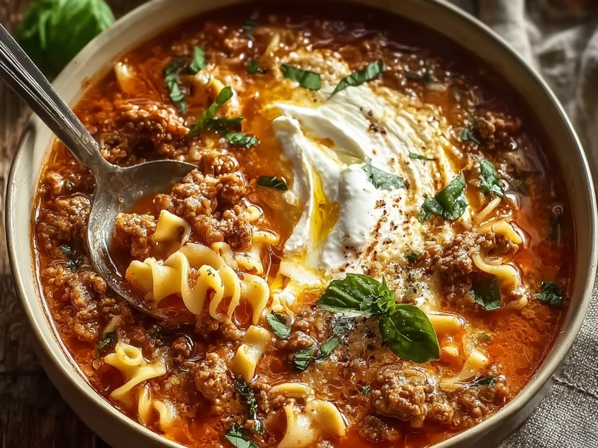 Hearty Lasagna Soup Recipe: Weeknight Comfort - Featured Image