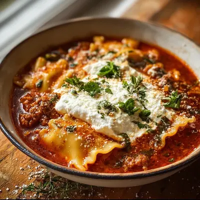 Hearty One-Pot Lasagna Soup for Easy Weeknights