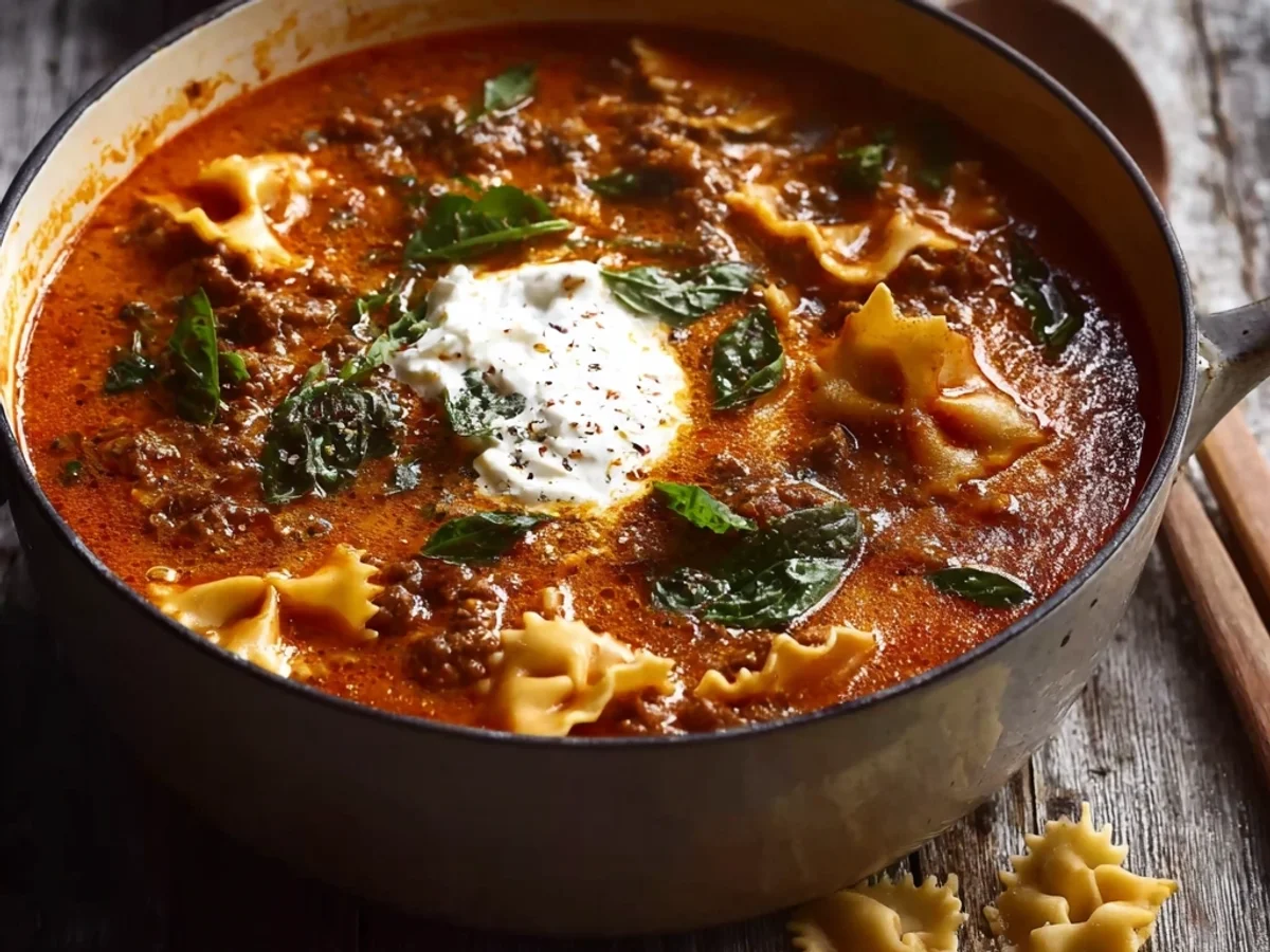 Hearty One Pot Lasagna Soup: Weeknight Comfort - Featured Image