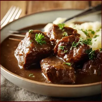 Hearty Sirloin Tips in Gravy: My Mom's Secret