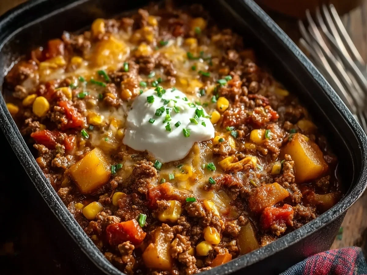 Hearty Slow Cooker Cowboy Casserole for Weeknights - Featured Image