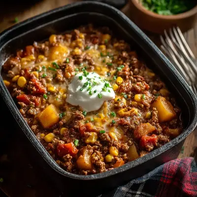 Hearty Slow Cooker Cowboy Casserole for Weeknights