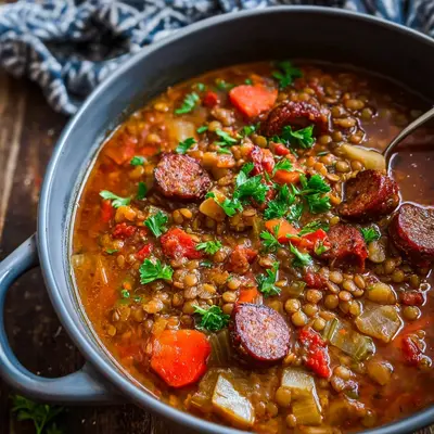 Hearty Spanish Lentil Stew