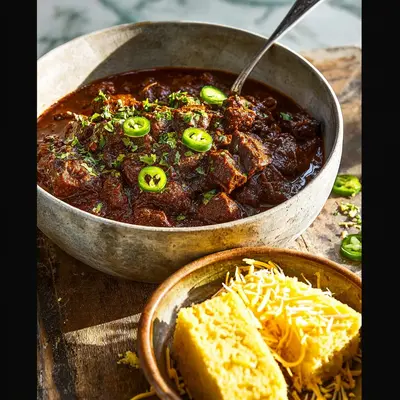 Hearty Texas Chili Recipe: Smoky Beef & No Beans