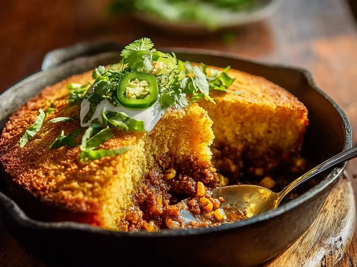 Hearty Texas Tamale Pie: Flavorful Beef and Cornbread Bake - Featured Image