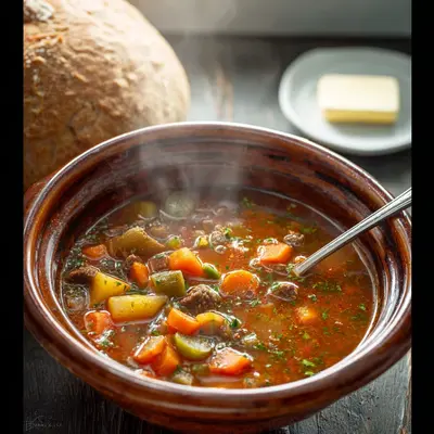 Hearty Vegetable Beef Soup: My Weekend Comfort Bowl