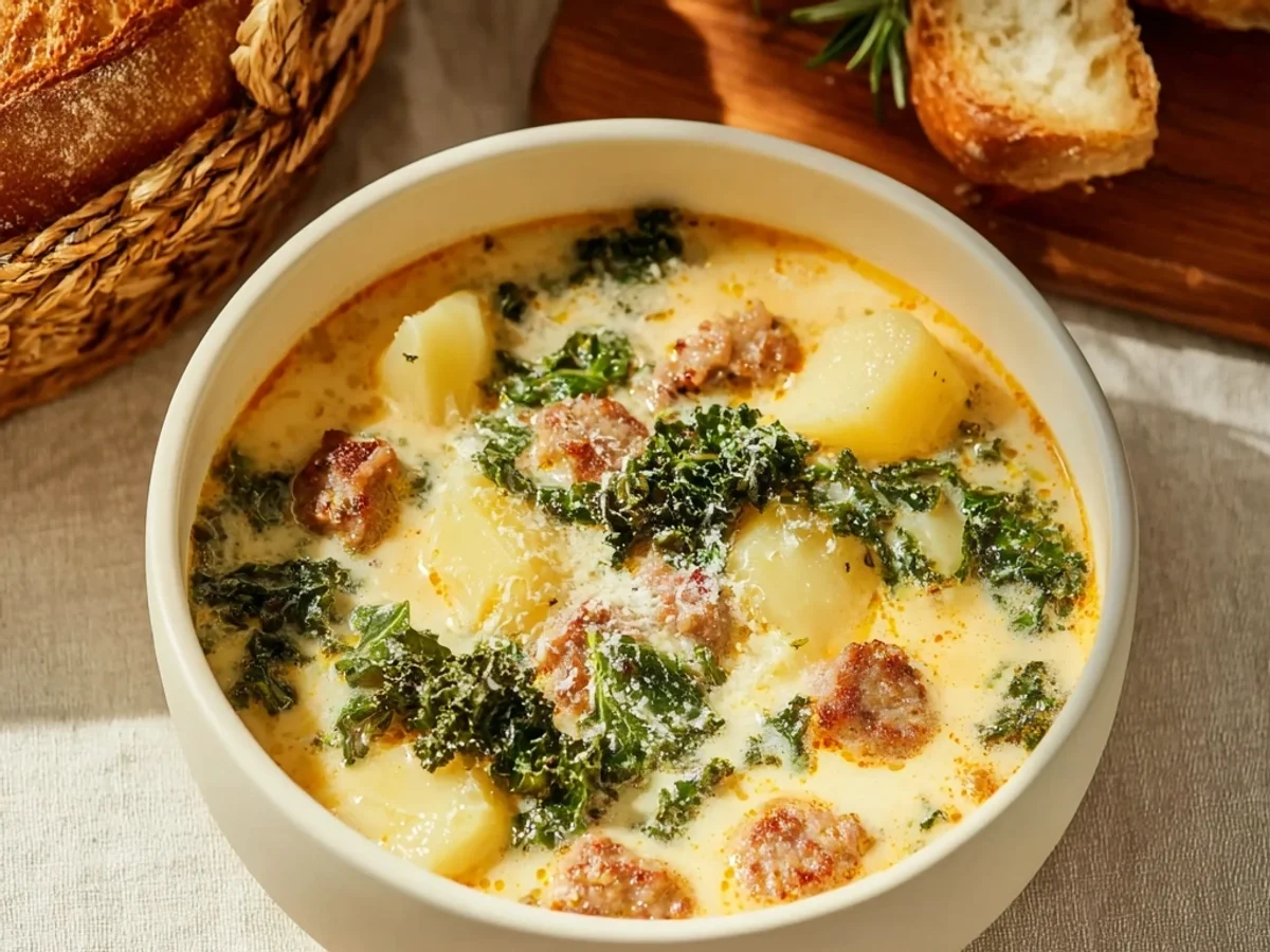 Hearty Zuppa Toscana Soup Recipe: A Rustic Dinner - Featured Image