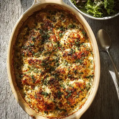 Homestyle Garlic Parmesan Chicken Bake for Easy Dinners