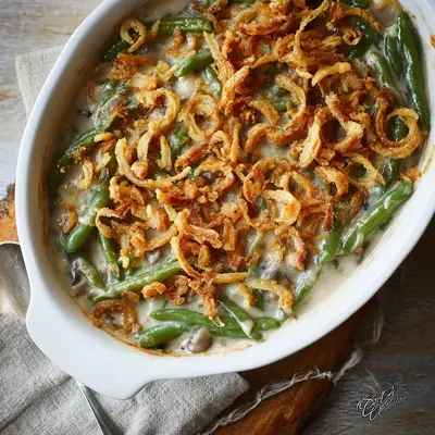 Homestyle Green Bean Casserole: Creamy Comfort