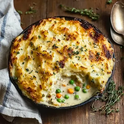 Homestyle Rotisserie Chicken Shepherd's Pie